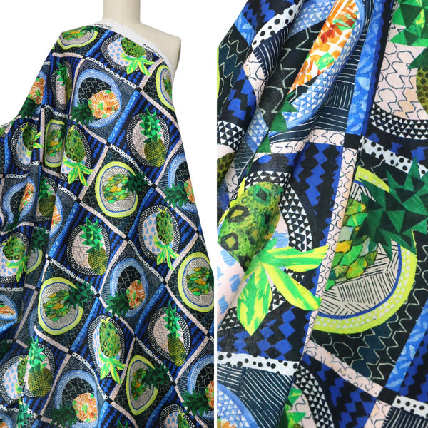 Miss Moresby 'Pineapplique' Linen | Cotton